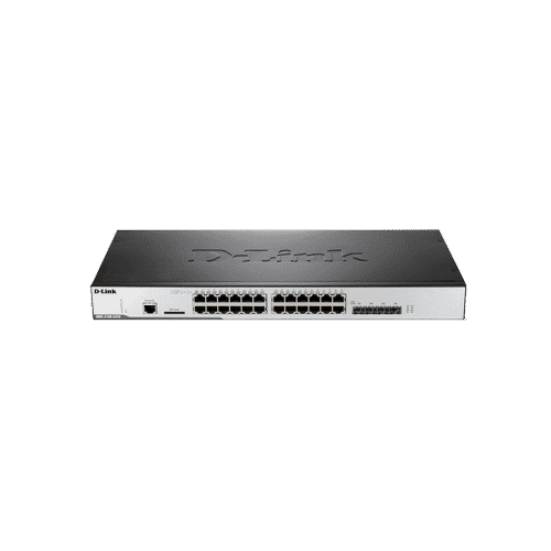 DWS-3160-24TC  دارای 20 پورت گیگابیتی و 4 پورت ترکیبی است