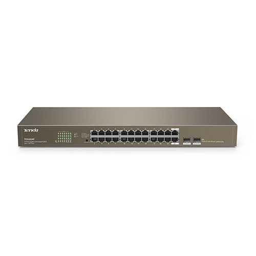 teg1024f-1 سوییچ 24 پورت غیر قابل مدیریت TEG1024F تندا - تصویر 1