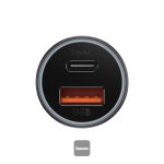 Baseus Golden Contactor Max Car Charger U+C 60W Gray