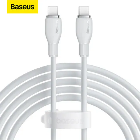 Baseus 100W USB C To USB C Charger Cable [1.2m 5A] , Type C iPhone 15 Fast Charging Cable