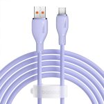 Baseus Pudding Series 100W USB to Type-C Fast Charging Data Cable, Length:2m(Purple)