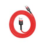 Baseus Cafule Cable durable nylon cord USB / USB-C QC3.0 3A 1M red