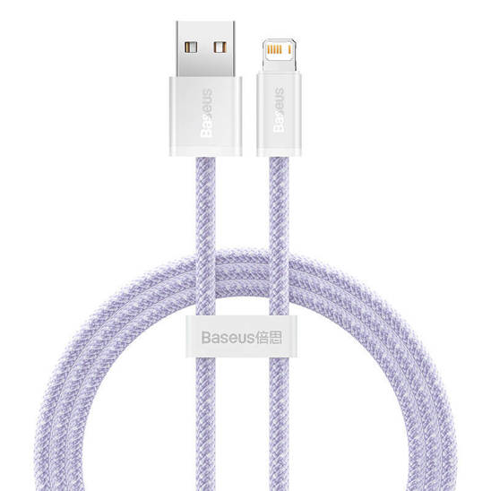 USB cable for Lightning Baseus Dynamic 2 Series, 2.4A, 1m (purple) USB cable for Lightning Baseus Dynamic 2 Series, 2.4A, 1m (purple)