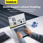 Baseus UltraStable Pro Series 360° Rotatable and Foldable Laptop Stand Metal – Space Grey