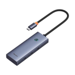 USB Hub 5-in-1 Hub Baseus UltraJoy Series USB-C to HDMI4K@30Hz+3xUSB 3.0+1xPD (grey)