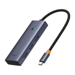 USB Hub 5-in-1 Hub Baseus UltraJoy Series USB-C to HDMI4K@30Hz+3xUSB 3.0+1xPD (grey)