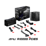 منبع تغذیه MSI مدل MPG A1000G PCIE5 Power Supply - تصویر 4
