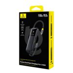 هاب 6 پورت USB-C بیسوس مدل  Dual Fast Charging Cosmic - تصویر 4