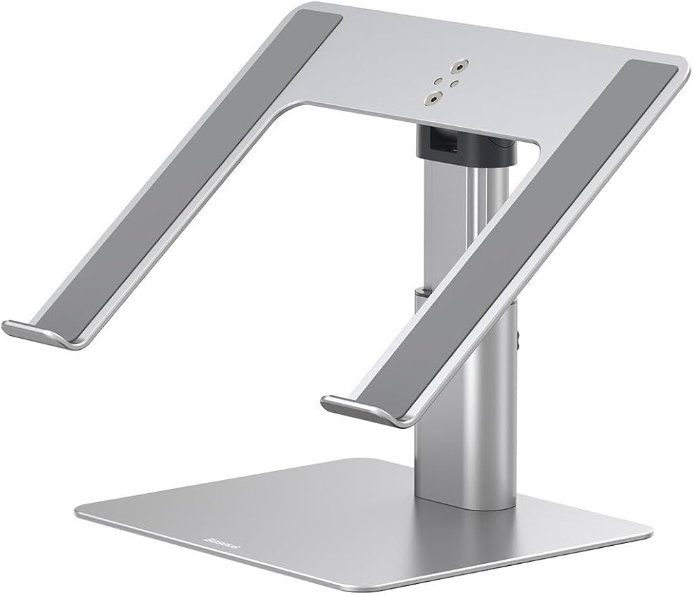 51Enpjs3ySL._AC_UF1000,1000_QL80_ پایه نگهدارنده لپتاپ بیسوس مدل Metal Adjustable - تصویر 1