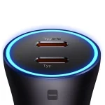 شارژر فندکی 40w بیسوس مدل Golden Contactor Pro C+C - تصویر 3