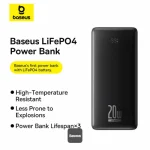 پاوربانک بیسوس مدل LiFePO4 20w ظرفیت 18400میلی آمپر - تصویر 4