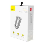 شارژر فندکی 30W بیسوس مدل Circular metal - تصویر 8