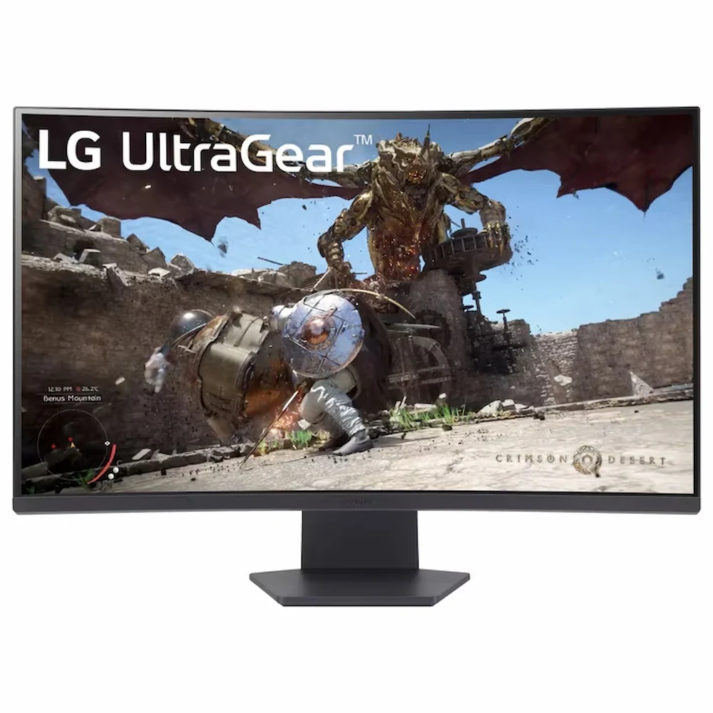 Monitor_32GS60QC-B_gallery_01_5000x5000 مانیتور گیمینگ 32 اینچی ال جی مدل 32GS60QC-B - تصویر 1