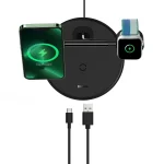 شارژر بی سیم 20 وات بیسوس مدل Swan 3-in-1 - تصویر 6