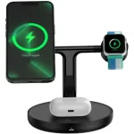 شارژر بی سیم 20 وات بیسوس مدل Swan 3-in-1 - تصویر 7