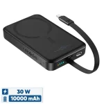 پاوربانک بیسوس مدل Magnetic Mini Type-C 30Wظرفیت 10000میلی آمپر - تصویر 5