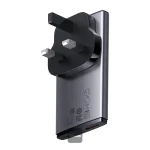 شارژر دیواری 2 پورت 65 وات بیسوس مدل GaN5 Pro Ultra-Slim C+U - تصویر 3