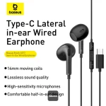 هندزفری با سیم بیسوس مدل Encok CZ17 Semi-In-Ear - تصویر 2